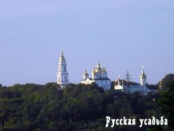 Панорама Крестовоздвиженского монастыря в Полтаве